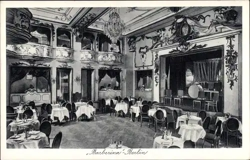 Ak Berlin Charlottenburg, Etablissement Barberina, Inh. Hermann Kornetzki, Hardenbergstraße 18