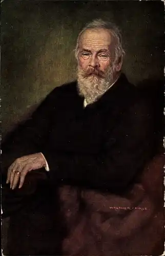 Künstler Ak Firle, Walther, Prinzregent Luitpold von Bayern, Sitzportrait