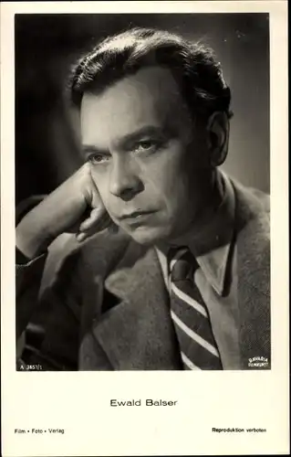 Ak Schauspieler Ewald Balser, Portrait