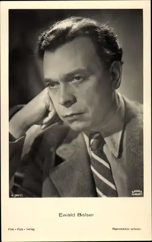 Ak Schauspieler Ewald Balser, Portrait