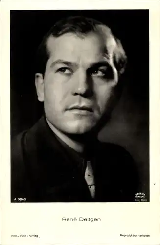 Ak Schauspieler Rene Deltgen, Portrait, Bavaria Filmkunst