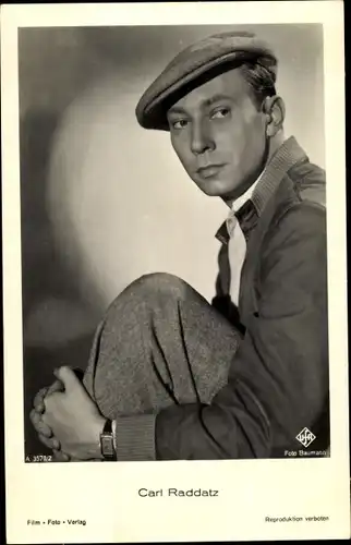 Ak Schauspieler Carl Raddatz, Portrait, UFA Film