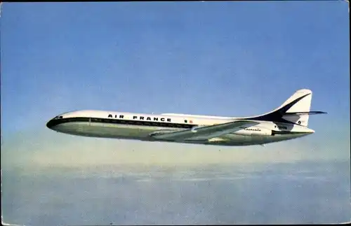 Ak Französisches Passagierflugzeug, Air France, Caravelle