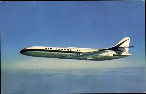 Ak Französisches Passagierflugzeug, Air France, Caravelle