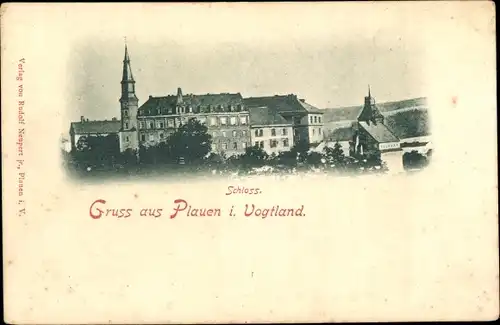 Ak Plauen im Vogtland, Schloss