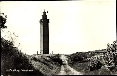 Ak Oostdijk Ouddorp Südholland, Vuurtoren