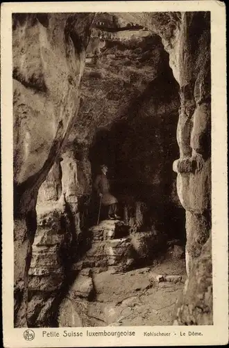 Ak Kohlscheuer Felsen bei Echternach Luxemburg, Le Dome