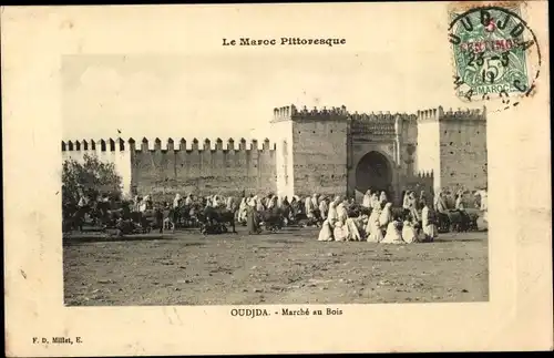 Ak Oudjda Oujda Marokko, Marche au Bois