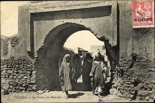 Ak Oudjda Oujda Marokko, La Porte du Marche