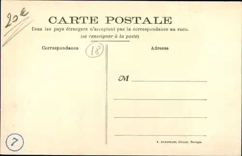Ak Clemont Cher, Route d'Argent