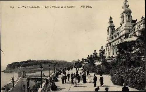 Ak Monte Carlo Monaco, Les Terrasses et le Casino