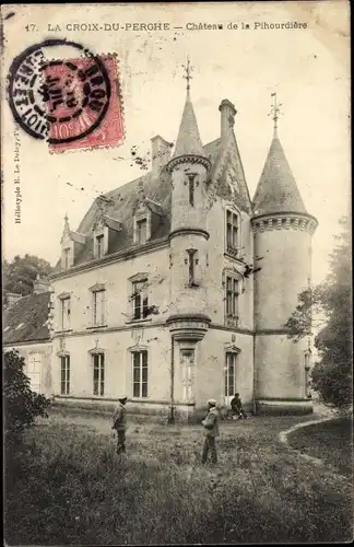 Ak La Croix-du-Perche Eure-et-Loir, Chateau de la Pihourdiere