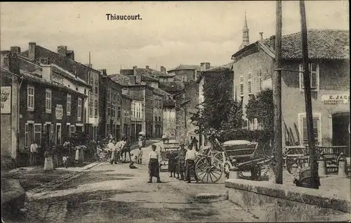 Ak Thiaucourt Meurthe et Moselle, Stadtpartie