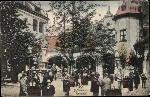 Ak München Bayern, Kgl. Hofbräuhaus, Kneiphof