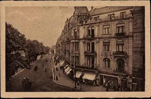 Ak Wiesbaden, Wilhelmstraße,Warengeschäft