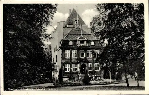 Ak Ritzebüttel Cuxhaven, Schloss Ritzebüttel, Außenansicht