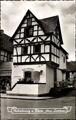 Ak Niederbreisig Bad Breisig am Rhein, Altes Zollhaus, Fachwerkhaus