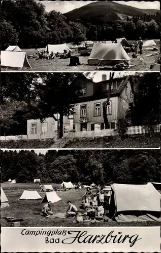 Ak Bad Harzburg am Harz, Campingplatz, Gebäude