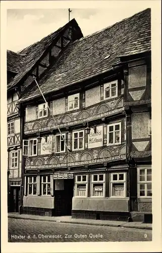 Ak Höxter an der Oberweser, Gasthof zur Guten Quelle