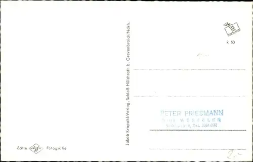 Ak Stolberg im Rheinland, Straßenansichten, Springbrunnen