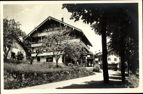 Ak Dorf Königssee Schönau am Königssee Oberbayern, Alpenhotel Altes Seewirtshaus