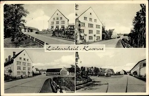 Ak Lüdenscheid im Märkischen Kreis, Kaserne, verschiedene Ansichten