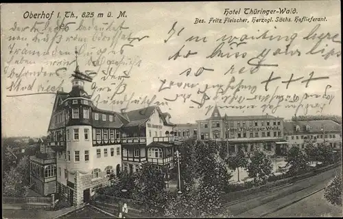Ak Oberhof im Thüringer Wald, Hotel Thüringer Wald