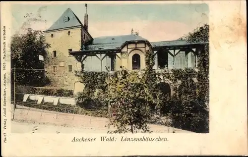 Ak Aachen in Nordrhein Westfalen, Aachener Wald, Linzenshäuschen