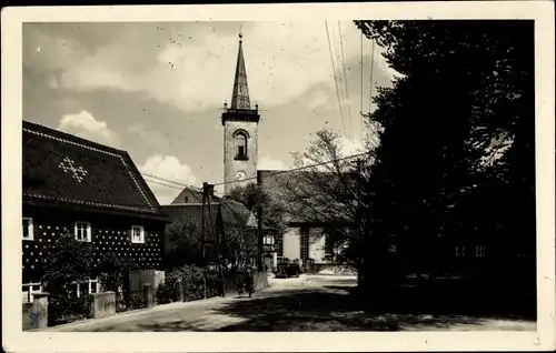 Ak Kottmarsdorf Kottmar in der Oberlausitz, Blick auf Kirche