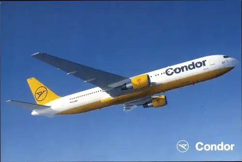 Ak Deutsches Passagierflugzeug, Condor, Boeing 767, D ABUF