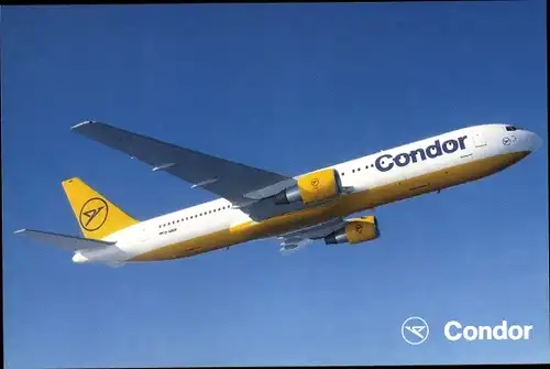 Ak Deutsches Passagierflugzeug, Condor, Boeing 767, D ABUF