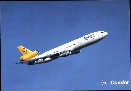 Ak Douglas DC 10-30, Condor, Deutsches Passagierflugzeug