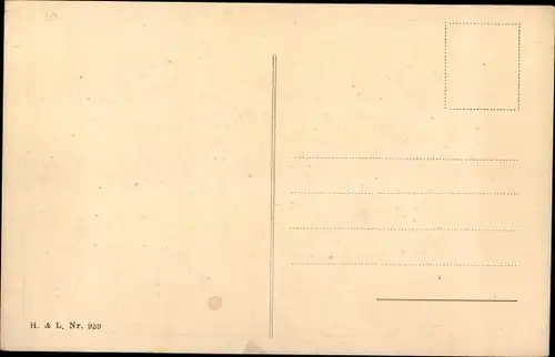 Ak Kinder fahren Schlitten, Hund