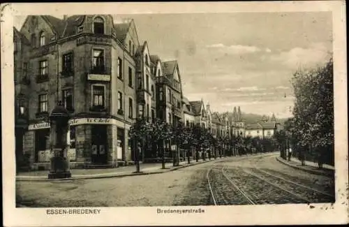 Ak Bredeney Essen im Ruhrgebiet, Bredeneyer Straße, Konditorei