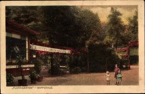 Ak Aufderhöhe Solingen, Wipperaue, Floragarten