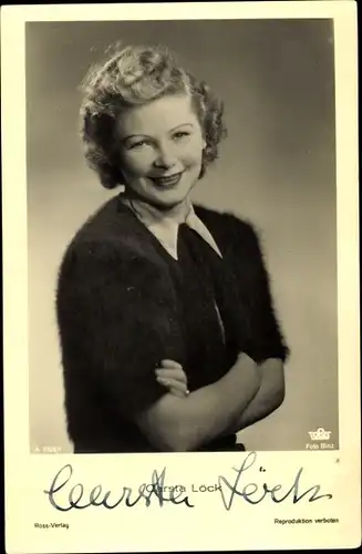 Ak Schauspielerin Carsta Löck, Portrait, Ross Verlag A 3399/1