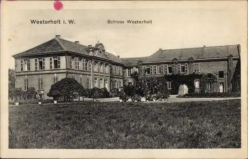 Ak Westerholt Herten im Ruhrgebiet, Schloss Westerholt