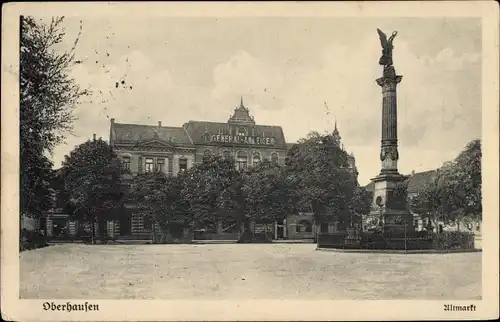 Ak Oberhausen im Ruhrgebiet, Altmarkt