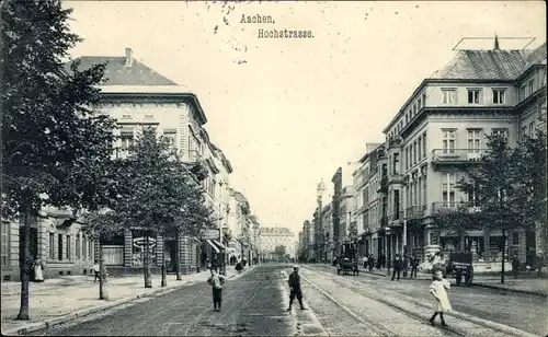 Ak Aachen in Nordrhein Westfalen, Hochstraße