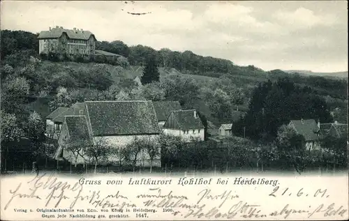 Ak Kohlhof Heidelberg am Neckar, Gesamtansicht