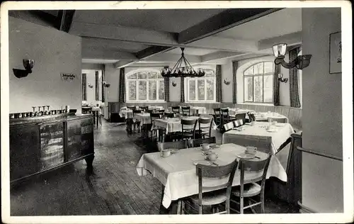 Ak Alsbach Hähnlein Hessen, Christian Stock Schule, Innenansicht