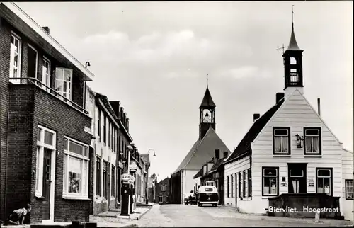 Ak Biervliet Zeeland Niederlande, Hoogstraat