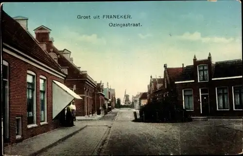 Ak Franeker Friesland Niederlande, Ozingastraat