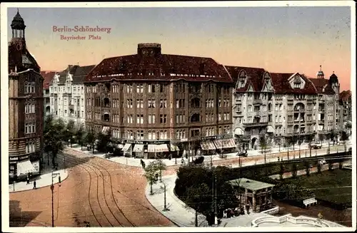 Ak Berlin Schöneberg, Bayrischer Platz