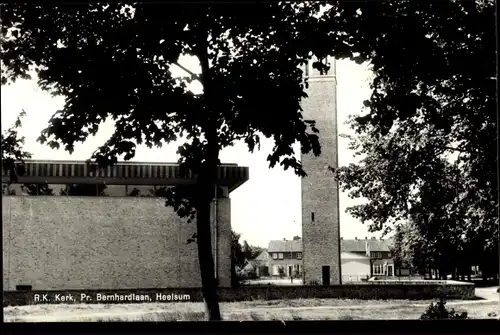 Ak Heelsum Gelderland Niederlande, R. K. Kerk, Pr. Bernhardlaan
