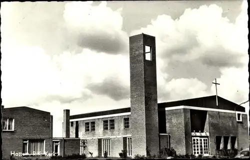 Ak Hattem Gelderland Niederlande, R. K. Kerk