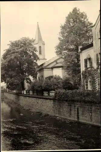 Foto Karlovy Vary Karlsbad Stadt, Uferpartie, Kirche, Fotograf Hubl