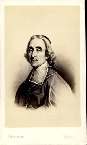 Carte de Visite François de Salignac de La Mothe Fénelon, archeveque de Cambrai