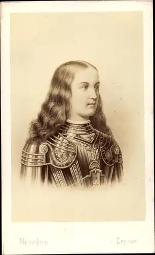 Carte de Visite Jeanne d'arc, Johanna von Orleans