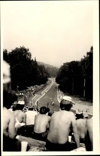 Foto Frohburg in Sachsen, Frohburger Dreieck Rennen, Blick von der Tribüne